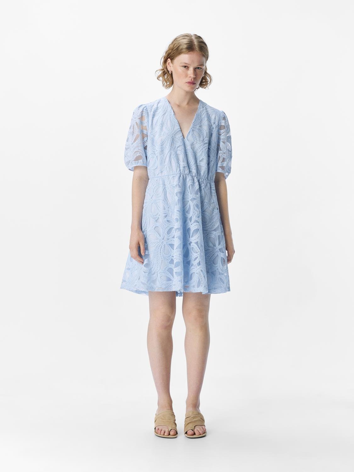 OBJROSE Short Dress - Kentucky Blue - VERO MODA & VILA Bergvik